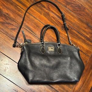 Dooney & Bourke Black Pebbled Leather purse